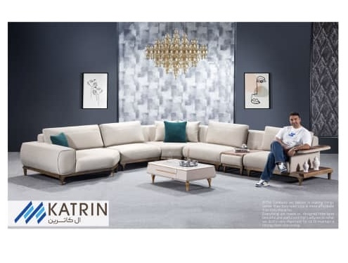 مبل کاترین (2) ست مبل ال و ناهارخوری مدل کاترین